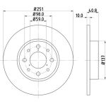 Hella 8DD 355 116-441 Bremsscheibe PRO Hella 8DD 355 116-441 Bremsscheibe PRO