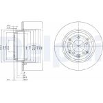 Delphi BG3060 Bremsscheibe Delphi BG3060 Bremsscheibe