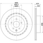 Bremsscheibe 8DD 355 122-261 Bremsscheibe 8DD 355 122-261