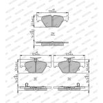 Bremsbelagsatz, Scheibenbremse FDB5244 Bremsbelagsatz, Scheibenbremse FDB5244