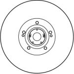 TRW DF1021 Bremsscheibe TRW DF1021 Bremsscheibe