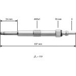 Valeo 345165 Glühkerze Valeo 345165 Glühkerze