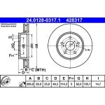 Bremsscheibe 24.0128-0317.1