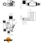 NRF 725022 Thermostat, Kühlmittel EASY FIT NRF 725022 Thermostat, Kühlmittel EASY FIT