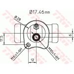 TRW BWC115 Radbremszylinder
