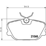 Bremsbelagsatz, Scheibenbremse 8DB 355 017-761 Bremsbelagsatz, Scheibenbremse 8DB 355 017-761