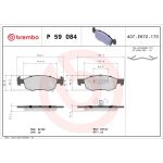 Bremsbelagsatz, Scheibenbremse P 59 084 Bremsbelagsatz, Scheibenbremse P 59 084