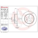 Brembo 08.A150.11 Bremsscheibe PRIME LINE - UV Coated Brembo 08.A150.11 Bremsscheibe PRIME LINE - UV Coated