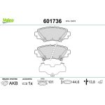 Valeo 601736 Bremsbelagsatz, Scheibenbremse Valeo 601736 Bremsbelagsatz, Scheibenbremse