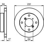 Bremsscheibe 0 986 478 721 Bremsscheibe 0 986 478 721