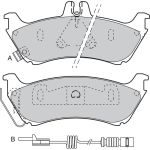 Bremsbelagsatz, Scheibenbremse 598813 Bremsbelagsatz, Scheibenbremse 598813