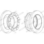 Ferodo FCR236A Bremsscheibe PREMIER