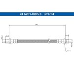 ATE 24.5201-0285.3 Bremsschlauch
