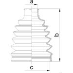 Faltenbalgsatz, Antriebswelle J2860507