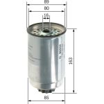Kraftstofffilter 1 457 434 408 Kraftstofffilter 1 457 434 408