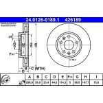 Bremsscheibe 24.0126-0189.1