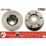 TRW DF1758S Bremsscheibe SINGLE TRW DF1758S Bremsscheibe SINGLE