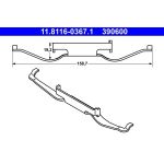 Feder, Bremssattel 11.8116-0367.1