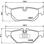 Bremsbelagsatz, Scheibenbremse 8DB 355 011-301 Bremsbelagsatz, Scheibenbremse 8DB 355 011-301