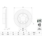 BOSCH 0 986 479 716 Bremsscheibe BOSCH 0 986 479 716 Bremsscheibe
