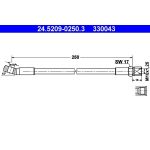 ATE 24.5209-0250.3 Bremsschlauch ATE 24.5209-0250.3 Bremsschlauch