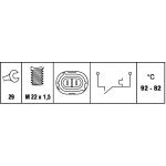 Hella 6ZT 007 808-011 Temperaturschalter, Kühlerlüfter Hella 6ZT 007 808-011 Temperaturschalter, Kühlerlüfter