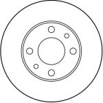 TRW DF1721 Bremsscheibe