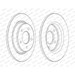 Ferodo DDF1546C Bremsscheibe PREMIER Coat+ disc Ferodo DDF1546C Bremsscheibe PREMIER Coat+ disc