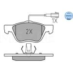 Bremsbelagsatz, Scheibenbremse 025 232 8919/W Bremsbelagsatz, Scheibenbremse 025 232 8919/W