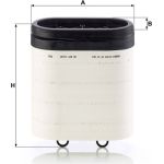MANN-FILTER CP 27 001 Luftfilter MANN-FILTER CP 27 001 Luftfilter