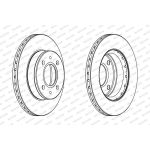 Ferodo DDF1301C Bremsscheibe PREMIER High Carbon