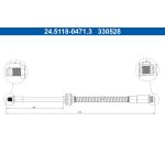 ATE 24.5118-0471.3 Bremsschlauch ATE 24.5118-0471.3 Bremsschlauch