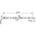 BOSCH 1 987 481 922 Bremsschlauch BOSCH 1 987 481 922 Bremsschlauch