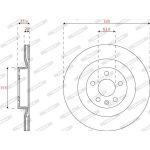 Bremsscheibe DDF2732C Bremsscheibe DDF2732C