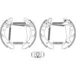 Bremsbackensatz 84018301 Bremsbackensatz 84018301