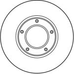 TRW DF2745 Bremsscheibe TRW DF2745 Bremsscheibe