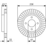 Bremsscheibe 0 986 479 A87