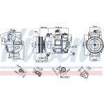 Nissens 890633 Kompressor, Klimaanlage FIRST FIT Nissens 890633 Kompressor, Klimaanlage FIRST FIT