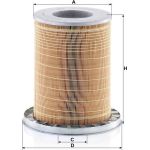 MANN-FILTER C 23 589/1 Sekundärluftfilter MANN-FILTER C 23 589/1 Sekundärluftfilter