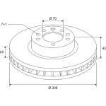 Bremsscheibe 672639 Bremsscheibe 672639