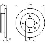 Bremsscheibe 0 986 478 068 Bremsscheibe 0 986 478 068