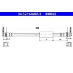 Bremsschlauch 24.5251-0465.3 Bremsschlauch 24.5251-0465.3