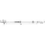 Sensor, Raddrehzahl 0 265 007 896 Sensor, Raddrehzahl 0 265 007 896