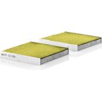 MANN-FILTER FP 19 004 Innenraumfilter FreciousPlus Aktivkohlefilter mit Polyphenol, antibakteriell, Feinstaubfilter (PM 2.5)