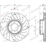 Bremsscheibe DDF2622VC-1 Bremsscheibe DDF2622VC-1