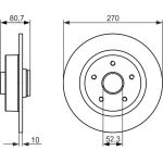 Bremsscheibe 0 986 479 607 Bremsscheibe 0 986 479 607