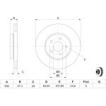 Bremsscheibe 0 986 479 B44