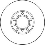 TRW DF1578 Bremsscheibe TRW DF1578 Bremsscheibe