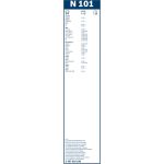 BOSCH N 101 Scheibenwischer Twin 3 397 018 198 BOSCH N 101 Scheibenwischer Twin 3 397 018 198
