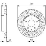 Bremsscheibe 0 986 479 C36 Bremsscheibe 0 986 479 C36